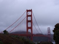 USA 29  San Francisco: Golden Gate .... der Nebel des Grauens naht
